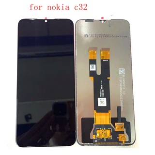 อะไหล่หน้าจอสัมผัสดิจิทัล Lcd แบบเปลี่ยน สําหรับ Nokia c32