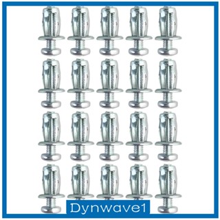 [Dynwave1] น็อตแจ็ค 20 ชิ้น สําหรับสกรูกลีบดอกไม้ โลหะ เดือยยาว แบบสั้น กลวง ติดผนัง สมอ สกรู ปลั๊กขยาย สําหรับตู้ ตกแต่งยิปซั่ม บอร์ด