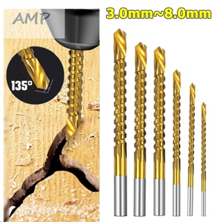 ⚡NEW 8⚡High Speed Steel Composite Tap Drill Bit for Wood Cutting 6 Sizes Included