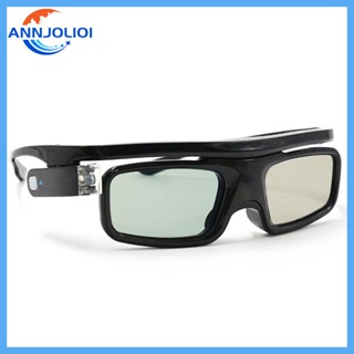 Ann แว่นตาชัตเตอร์ 3D แบบชาร์จไฟ สําหรับ DLP-Link Optama Acer BenQ ViewSonic Sharp Project