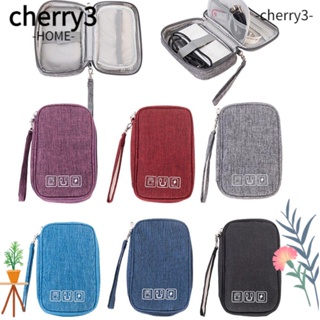 Cherry3 กระเป๋าเก็บสายหูฟัง USB แบบพกพา