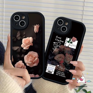 เคสโทรศัพท์มือถือ Tpu แบบนิ่ม ลายดอกกุหลาบ สไตล์วินเทจ สําหรับ Redmi Note 11 11s 8 10s 9s 10 Pro Max 12C 9 10 A1 9C 9A 10C 9T A2 10A K40s Poco X3 NFC Pro Poco M3 Mi 11 Lite ผ้าคลุม
