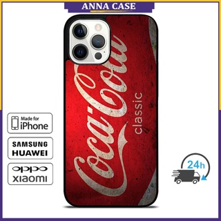 เคสโทรศัพท์มือถือ ลาย Coca Cola สําหรับ iPhone 14 Pro Max 13 Pro Max Samsung Galaxy Note10+ S21Ultra