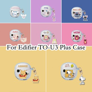 【พร้อมส่ง】เคสหูฟัง แบบนิ่ม ลายการ์ตูน สําหรับ Edifier TO-U3 Plus Edifier TO-U3 Plus