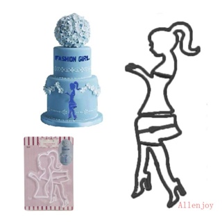 Joy แม่พิมพ์ทําเค้กฟองดองท์ รูปเจ้าหญิง ทําความสะอาดง่าย DIY
