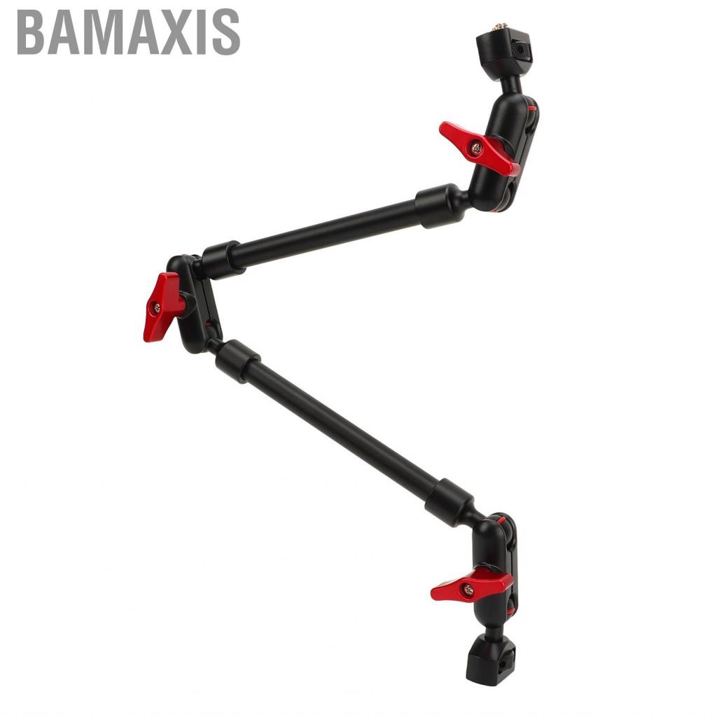 bamaxis-22in-magic-arm-double-ball-head-multi-angle-adjustable-extension-rod-with-1-4in-screw-for-smartphone-dslr-cameras
