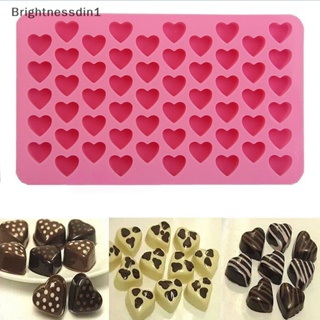[Brightnessdin1] แม่พิมพ์ซิลิโคน รูปหัวใจ สําหรับทําน้ําแข็ง ช็อคโกแลต คุกกี้ AE21