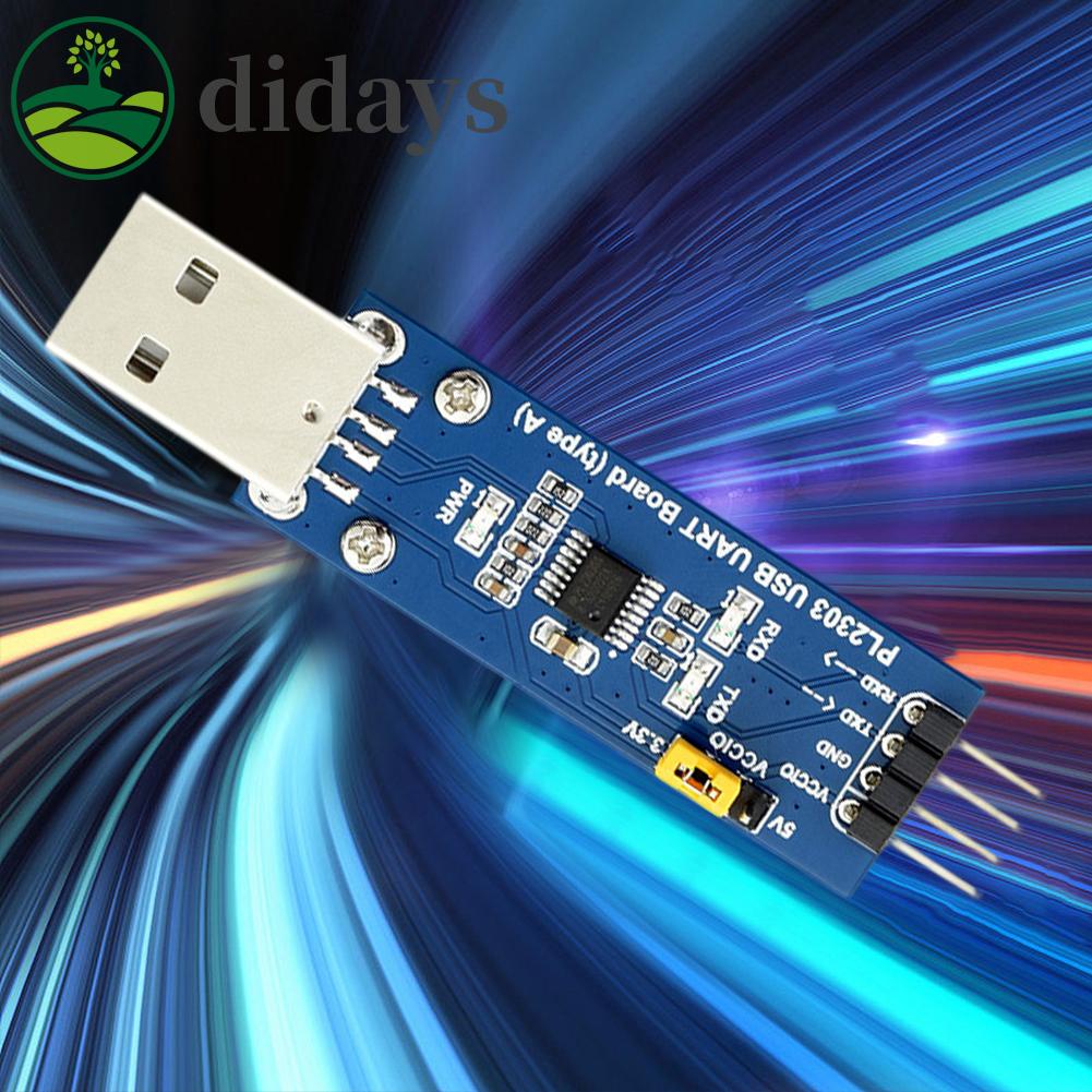 pl2303-บอร์ดโมดูลอะแดปเตอร์-usb-uart-1-8v-2-5v-3-3v-5v-usb-เป็น-uart-didays-th