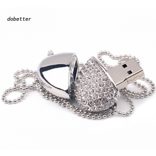 <Dobetter> แฟลชไดรฟ์ USB รูปหัวใจ อัลลอย สําหรับแล็ปท็อป พีซี