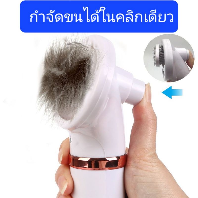 หวีพร้อมไดร์รุ่นอัฟเกรด-ไดร์เป่าขนหมา-2in1-หวี-ไดร์-ไดร์เป่าผมแมว-pet-grooming-dryerของแท้รับประกัน1ปี