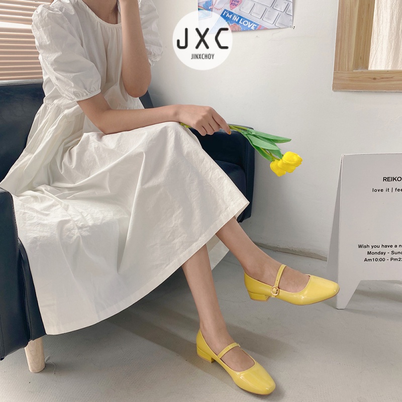 ภาพหน้าปกสินค้ารองเท้า Mary Jane สไตล์เกาหลี 2.5 ซม. จากร้าน vlons.th บน Shopee