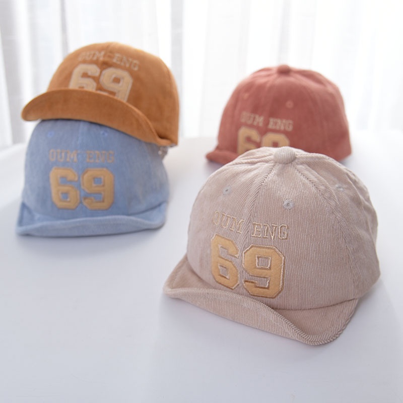 หมวกเบสบอล-กันแดด-พิมพ์ลายตัวอักษร-69-ป้องกันแดด-สําหรับเด็ก-6-24-เดือน