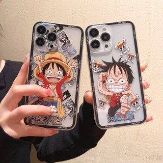 เคสโทรศัพท์มือถือแบบนิ่ม ใส กันกระแทก ลายลูฟี่ สําหรับ case samsung Galaxy A24 A14 A33 A73 A34 A54 A74 A70 A22 A01 Note 9 10 Plus 20 S9 S10 S23 S20 FE S21 S22 Ultra