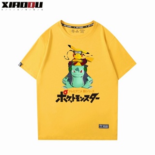 GOOD YFเสื้อยืดแขนสั้นPokémon Geng Ghost Pikachu cos สวมรอย Marvel Universe Naruto เสื้อยืดแขนสั้นนารูโตะ เสื้อยืดแขนสั้