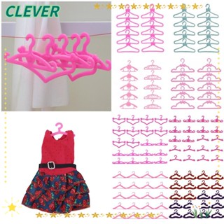 Clever ไม้แขวนเสื้อ ขนาดเล็ก สเกล 1:6 สําหรับตู้เสื้อผ้า บ้านตุ๊กตา 10 20 ชิ้น