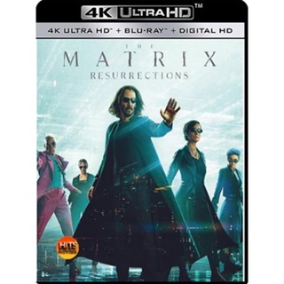 4K UHD 4K - The Matrix Resurrections (2021) เดอะ เมทริกซ์ เรเซอเร็คชั่นส์ - แผ่นหนัง 4K UHD (เสียง Eng 7.1 Atmos/ไทย | ซ