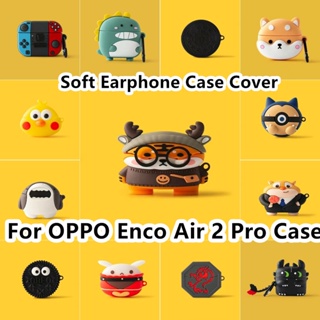 【Case Home】เคสหูฟัง แบบนิ่ม ลายการ์ตูนเสือ และชิบะ สําหรับ OPPO Enco Air 2 Pro OPPO Enco Air 2 Pro