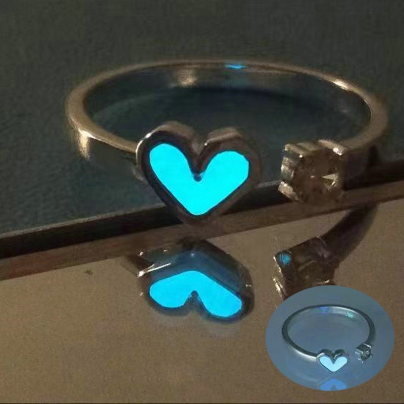 แหวนแฟชั่น-รูปหัวใจ-เรืองแสงในที่มืด-เครื่องประดับคู่รัก-สําหรับผู้ชาย-และผู้หญิง