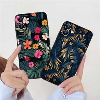 เคสโทรศัพท์มือถือแบบนิ่ม ผิวด้าน ลายดอกไม้ สไตล์วินเทจ สําหรับ OPPO A54 A15 A15S A16 A16S A12 A12E A3S A5S A5 A9 A53 A33 2020 A83 A91 A92 A93 A94 A95 A75S A59 A36 K10 K10pro