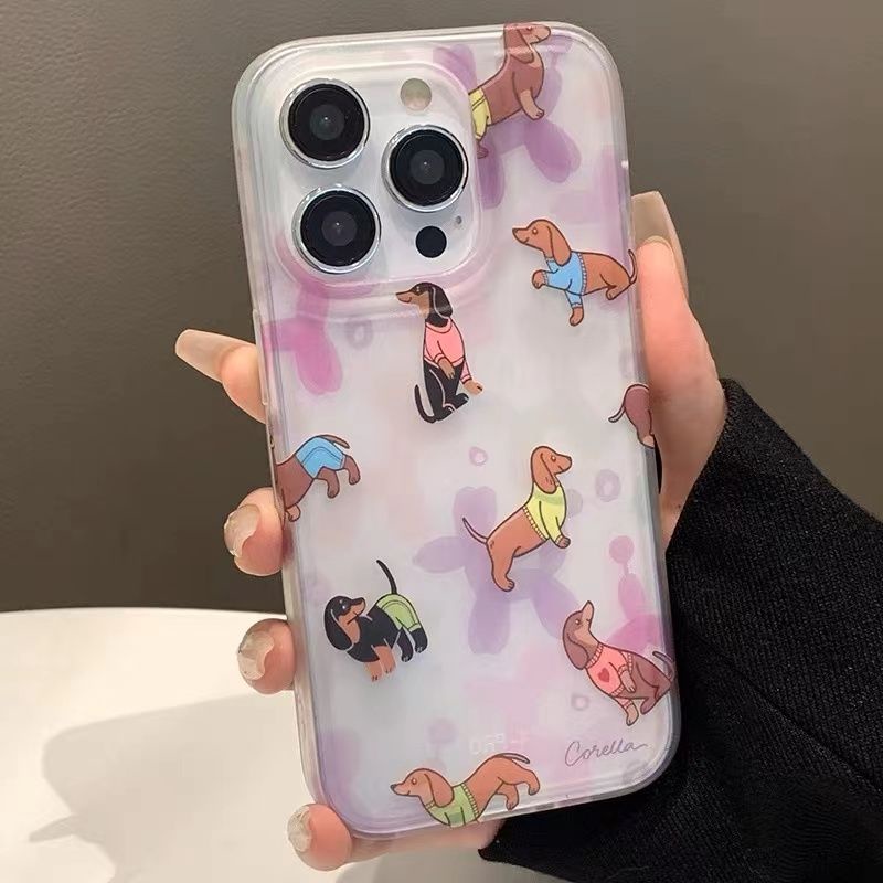 cartoon-cute-sausage-dog-phone-case-for-iphone-14promax-phone-case-for-iphone13-12-new-11-soft-case-fashion