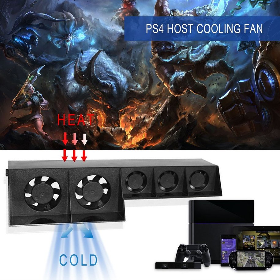 พัดลมระบายความร้อน-อเนกประสงค์-สําหรับ-ps4-game-console