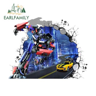 Earlfamily สติกเกอร์ Transformer 13 ซม. x 10.1 ซม. สําหรับตกแต่งรถยนต์ รถจักรยานยนต์ แล็ปท็อป