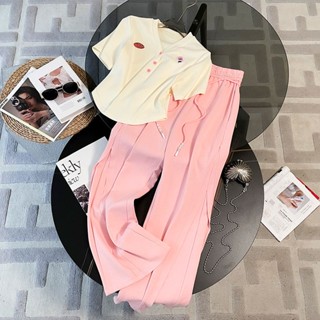 เสื้อคอวี แขนสั้น เอวสูง ลําลอง สไตล์เกาหลี ตะวันตก แฟชั่นฤดูร้อน สําหรับผู้หญิง