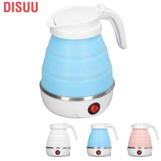 Disuu Folding Silicone Kettle 600W Efficient Food Grade Safe Foldable Electric for Travel Camping Outdoor EU Plug 220V