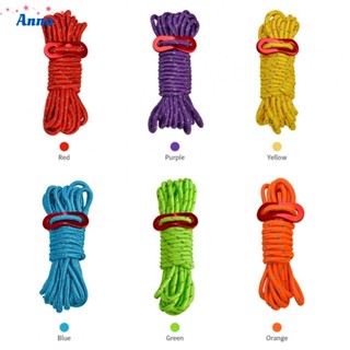 【Anna】Tent Rope 4mm Accessory Adapter Assembly Part Polyester Yarn Reflective