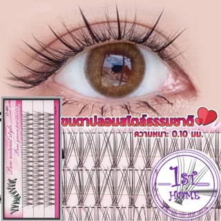 ขนตาปลอมแบบธรรมชาติ /8/10/11/12/14 มม. ต่อขนตาแต่ละช่อ False Eyelashes