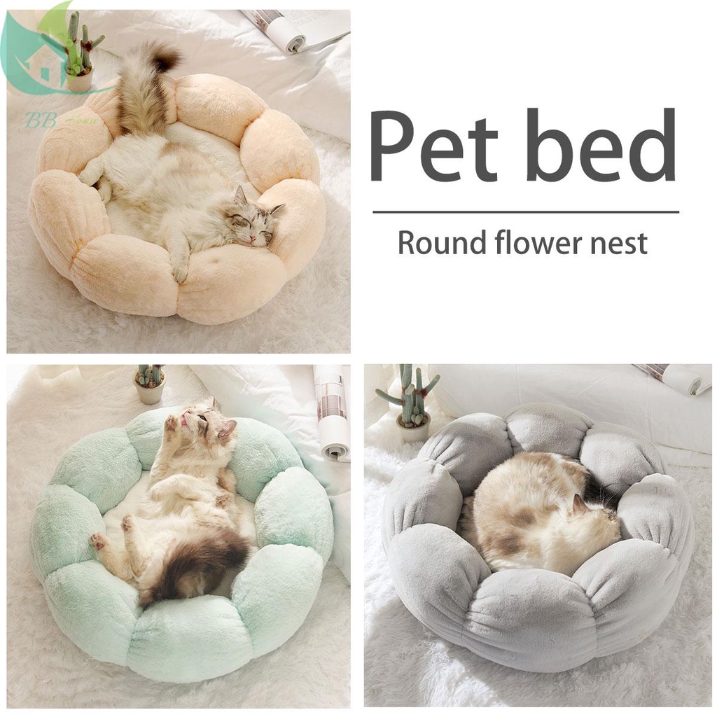 ที่นอน-รูปดอกไม้-นุ่มพิเศษ-น่ารัก-และสะดวกสบาย-สําหรับสัตว์เลี้ยง-สุนัข-แมว-shopqjc1194