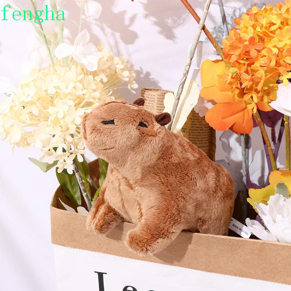 fengha-หมอนตุ๊กตานุ่ม-รูปการ์ตูน-capybara-เหมาะกับของขวัญ-สําหรับตกแต่งบ้าน