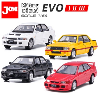 Jkm1/64 โมเดลรถยนต์ Mitsubishi First Generation 123 EVO อัลลอย ของเล่น ของขวัญวันเกิด สําหรับเด็กผู้ชาย