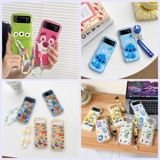 เคสโทรศัพท์มือถือ ป้องกัน กันชน ลายการ์ตูนอนิเมะน่ารัก สําหรับ Samsung Galaxy Z Flip4 Z Flip3 Z Flip4 Z Flip3