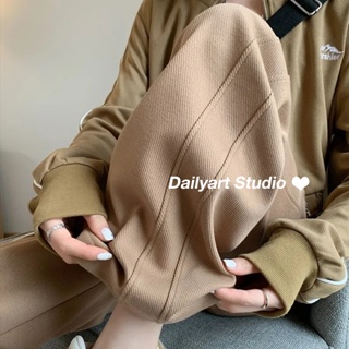   Dailyart กางเกงขายาว กางเกงเอวสูง สไตล์เกาหลี แฟชั่น 2023 NEW0717007 ins Comfortable สไตล์เกาหลี Beautiful A23L0LF 36Z230909