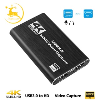 กล่องบันทึกวิดีโอ พลาสติก 1080P 60Fps HD HDMI USB 3.0 PC สําหรับไลฟ์สด