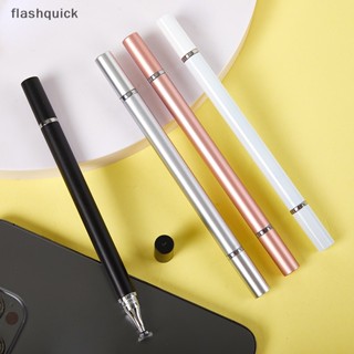 Flashquick ปากกาสไตลัส 2 In 1 คุณภาพสูง สําหรับโทรศัพท์มือถือ แท็บเล็ต ทัชสกรีน