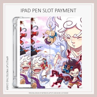 เคส ลายการ์ตูนลูฟี่ One Piece สําหรับ ipad air4 5 mini4 5 6 ipad pro11 2022 10.9 gen10 gen5 6 7 8 9 10.2 ipad gen5 6 air1 2