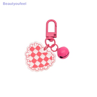 [Beautyoufeel] พวงกุญแจ จี้กระดิ่งหัวใจ สีแคนดี้ สร้างสรรค์ สําหรับแขวนกระเป๋า หูฟัง Ch