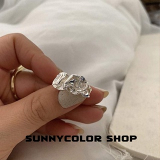 SUNNYCOLOR  ในระยะเวลาจํากัด แหวน แหวนแฟชั่น insลีลา ชีวิตประจําวัน การออกแบบแบรนด์ A98N1HV