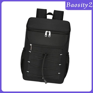 [Baosity2] กระเป๋าเป้สะพายหลัง มีฉนวนกันความร้อน สําหรับใส่กล่องอาหารกลางวัน ตั้งแคมป์ ชายหาด เดินทาง