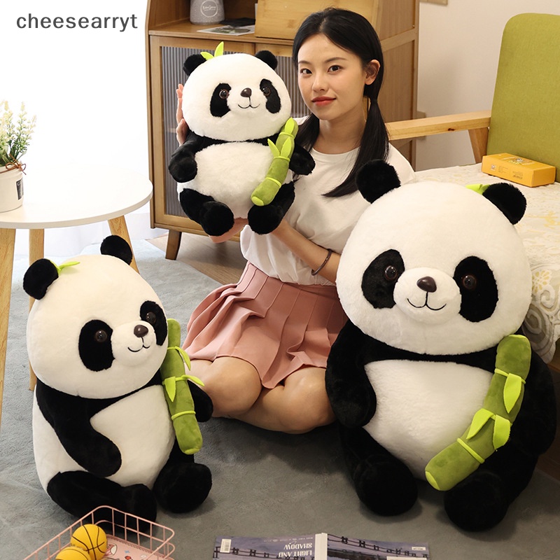 ตุ๊กตาหมีแพนด้า-ไม้ไผ่-ขนาด-9-8-นิ้ว-ของเล่นสําหรับเด็ก