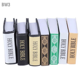 BW3 1:12 Dollhouse Miniature Bible Small Cute Tasteless Exquisite Mini Bibles Book Models