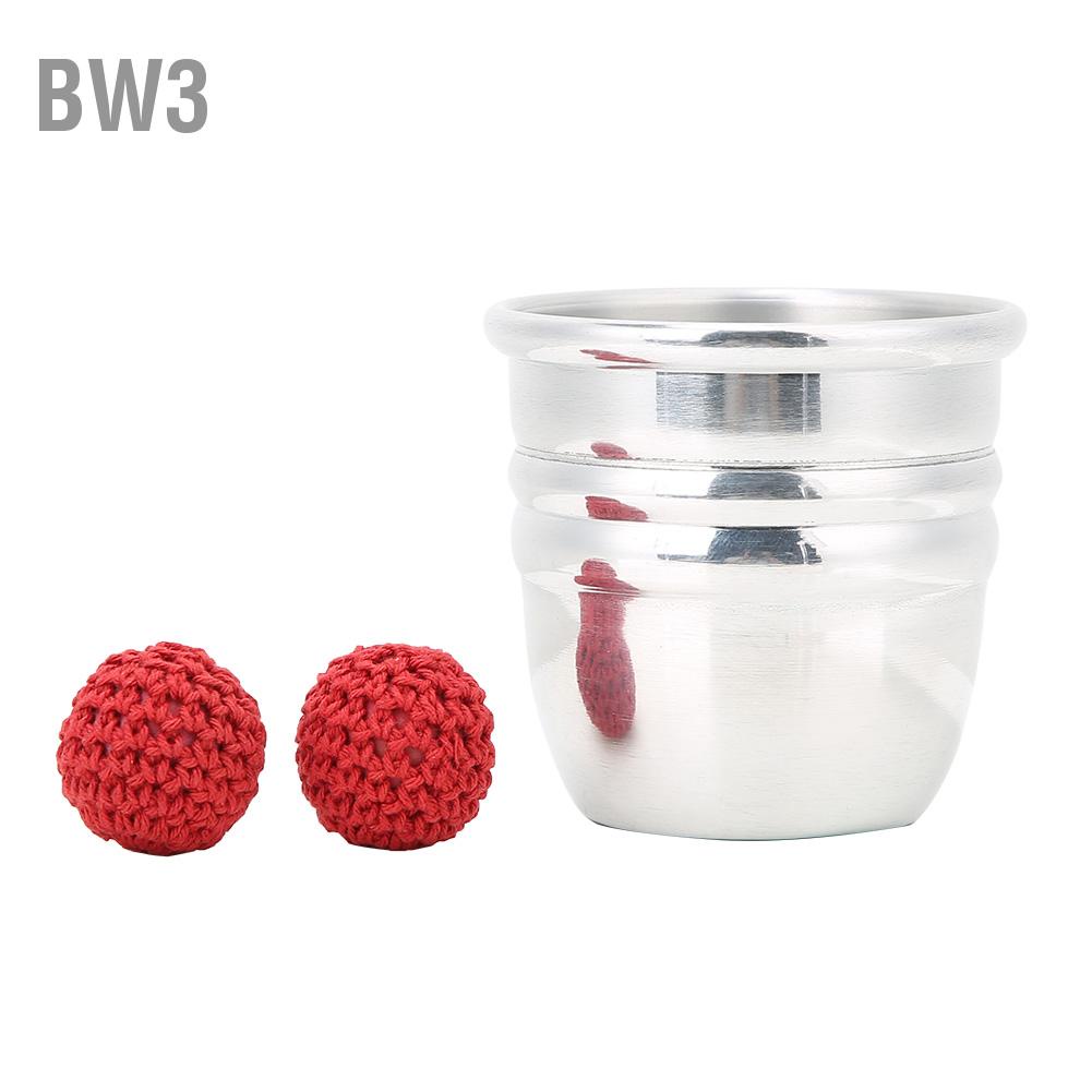 bw3-อลูมิเนียมเทคนิคมายากลลูกถ้วยปากแม่เหล็กกว้างปิดอุปกรณ์ประกอบฉากนักมายากลมายากล