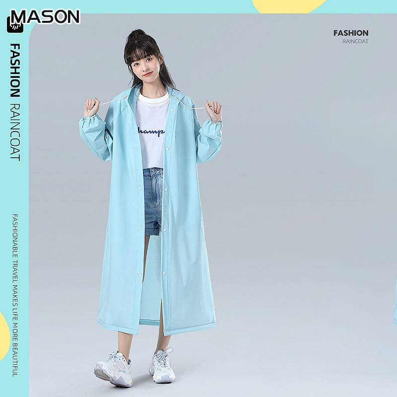 mason-เสื้อกันฝนการ์ดสำหรับผู้ใหญ่แบบพกพาแบบไม่ใช้แล้วทิ้ง-eva-poncho-เสื้อกันฝนชิ้นเดียวโปร่งใสกลางแจ้ง