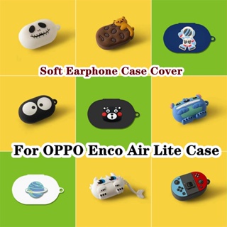 【พร้อมส่ง】เคสหูฟัง แบบนิ่ม ลายการ์ตูน สําหรับ OPPO Enco Air Lite OPPO Enco Air Lite