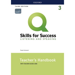 Bundanjai (หนังสือเรียนภาษาอังกฤษ Oxford) Q : Skills for Success 3rd ED 3 : Listening and Speaking Teachers Handbook