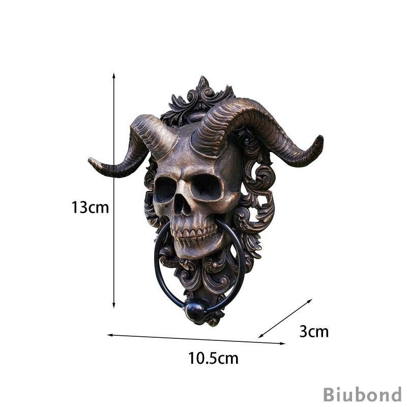 biubond-หัวกะโหลกแกะ-รูปปั้นหัวกะโหลกแกะ-เรซิน-สไตล์พังก์
