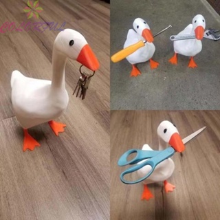 【COLORFUL】Duck Storage Hook Goose Holder Housewarming Key Lovely Magnetic Ornament