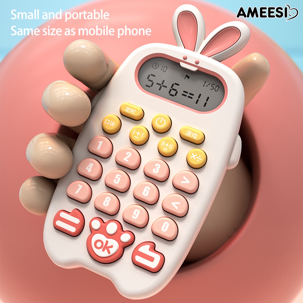 ameesi-เครื่องคิดเลข-200w-พร้อมเลขธนาคาร-สําหรับเด็ก